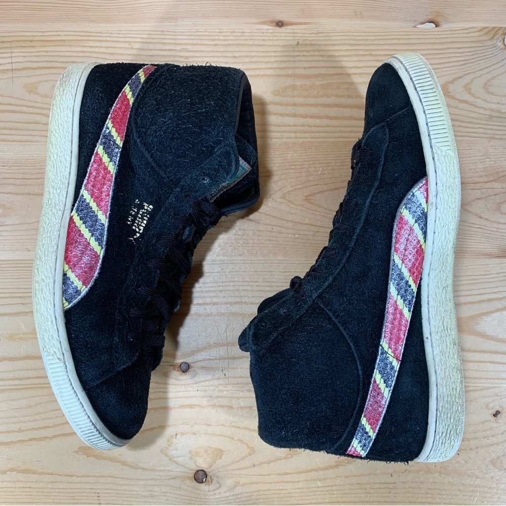 Puma States Mid x Alife Hi Top Sneakers 
# 360134-01
Men’s 9.5 
Black Suede - Picture 7 of 10